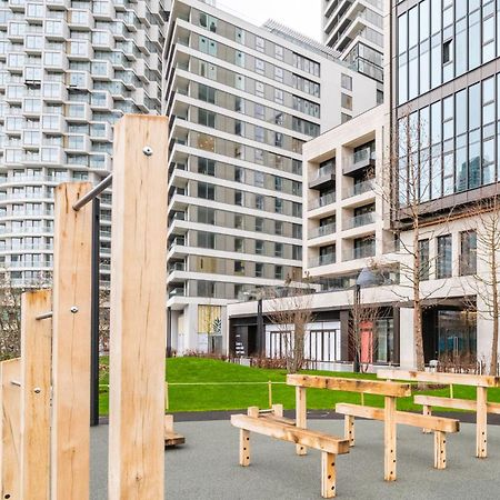 Elegant And Modern Apartments In Canary Wharf Right Next To Thames Londres Exterior foto