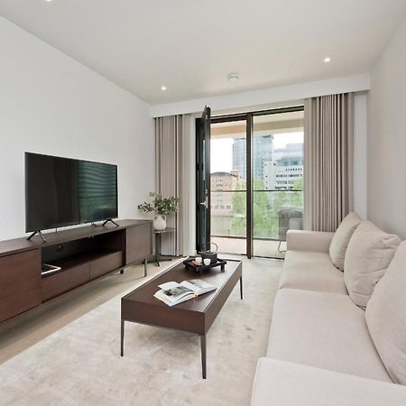 Elegant And Modern Apartments In Canary Wharf Right Next To Thames Londres Exterior foto
