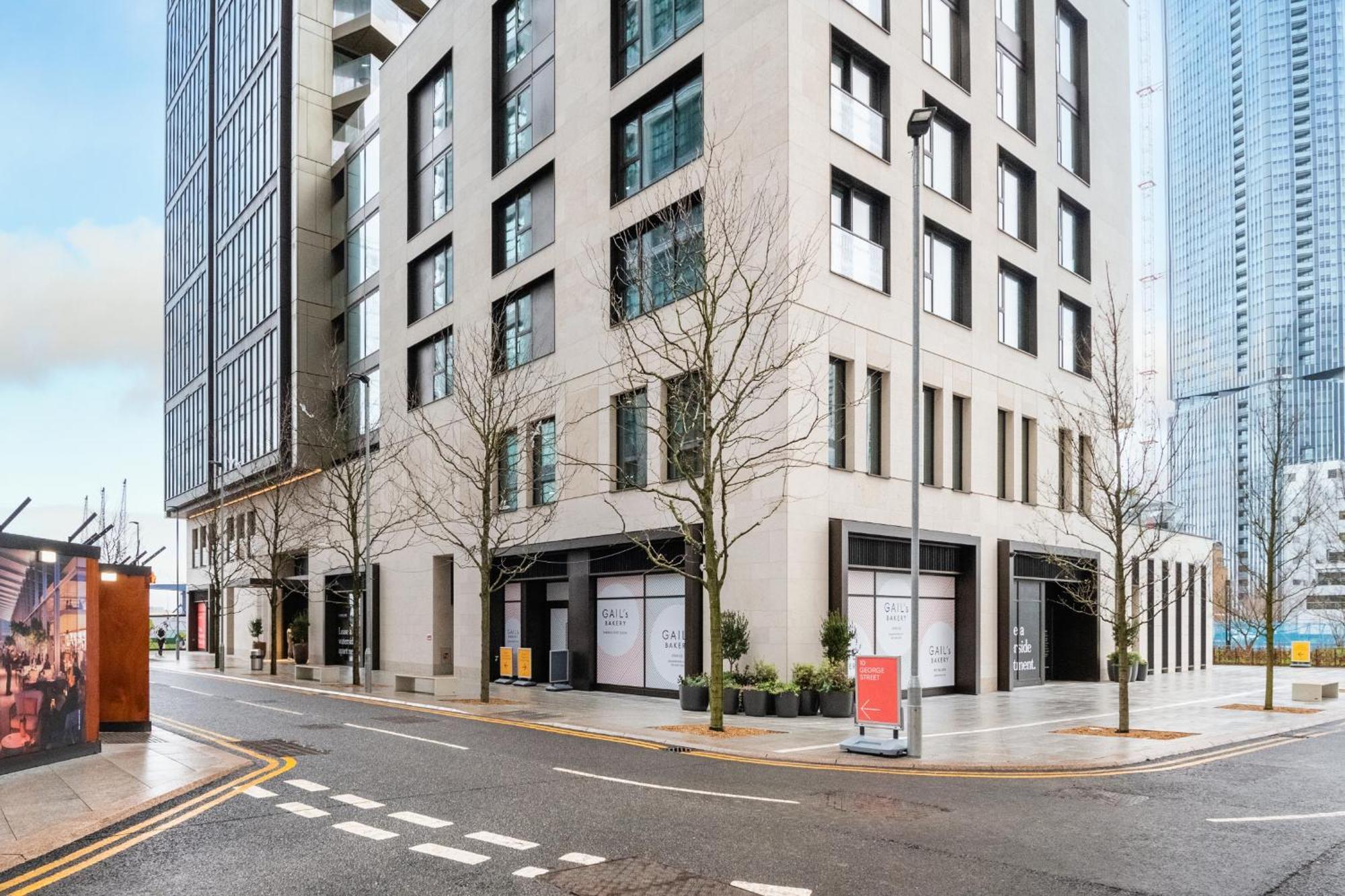 Elegant And Modern Apartments In Canary Wharf Right Next To Thames Londres Exterior foto