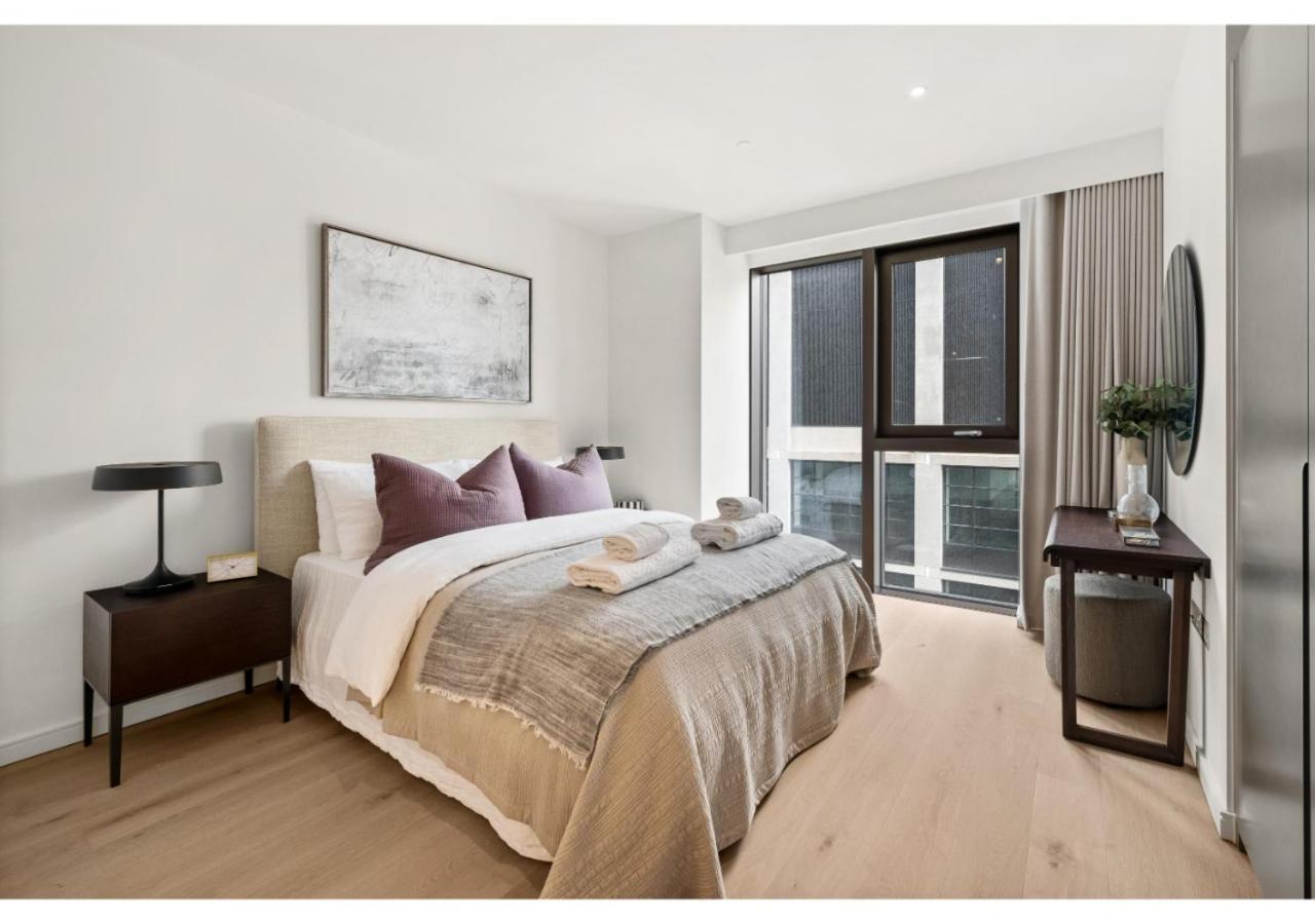 Elegant And Modern Apartments In Canary Wharf Right Next To Thames Londres Exterior foto