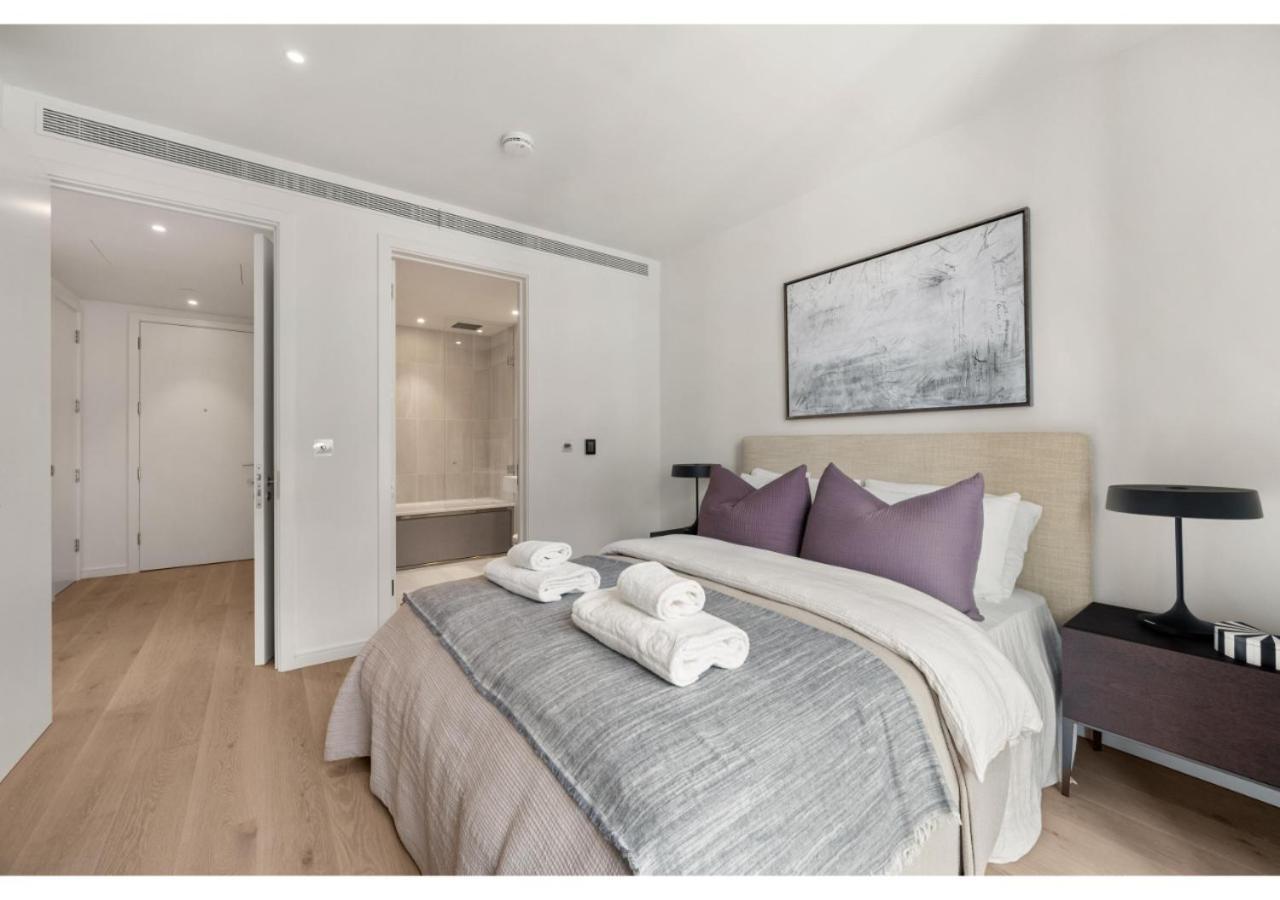 Elegant And Modern Apartments In Canary Wharf Right Next To Thames Londres Exterior foto
