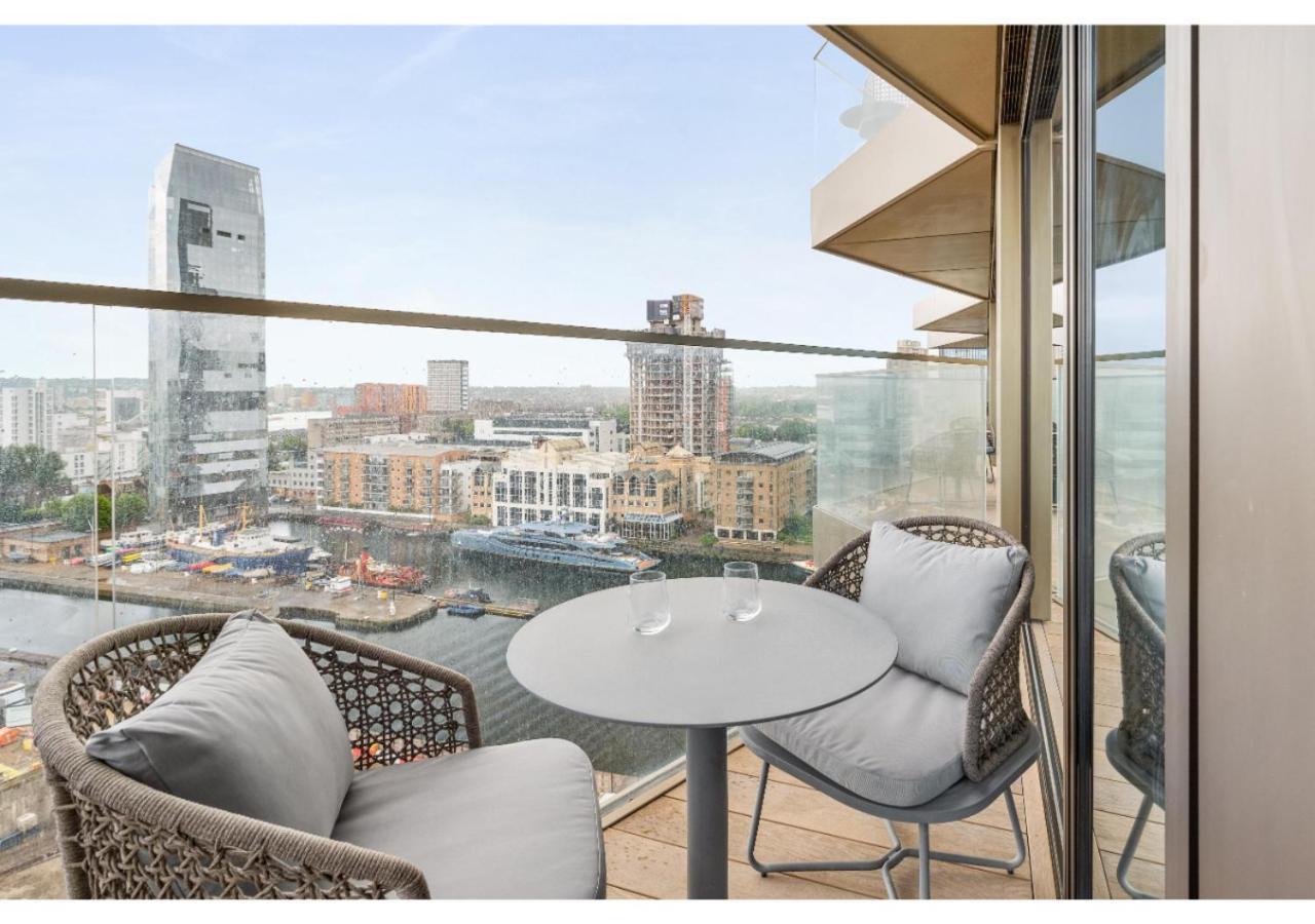 Elegant And Modern Apartments In Canary Wharf Right Next To Thames Londres Exterior foto