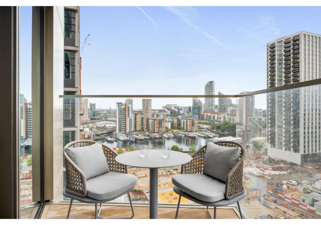 Elegant And Modern Apartments In Canary Wharf Right Next To Thames Londres Exterior foto