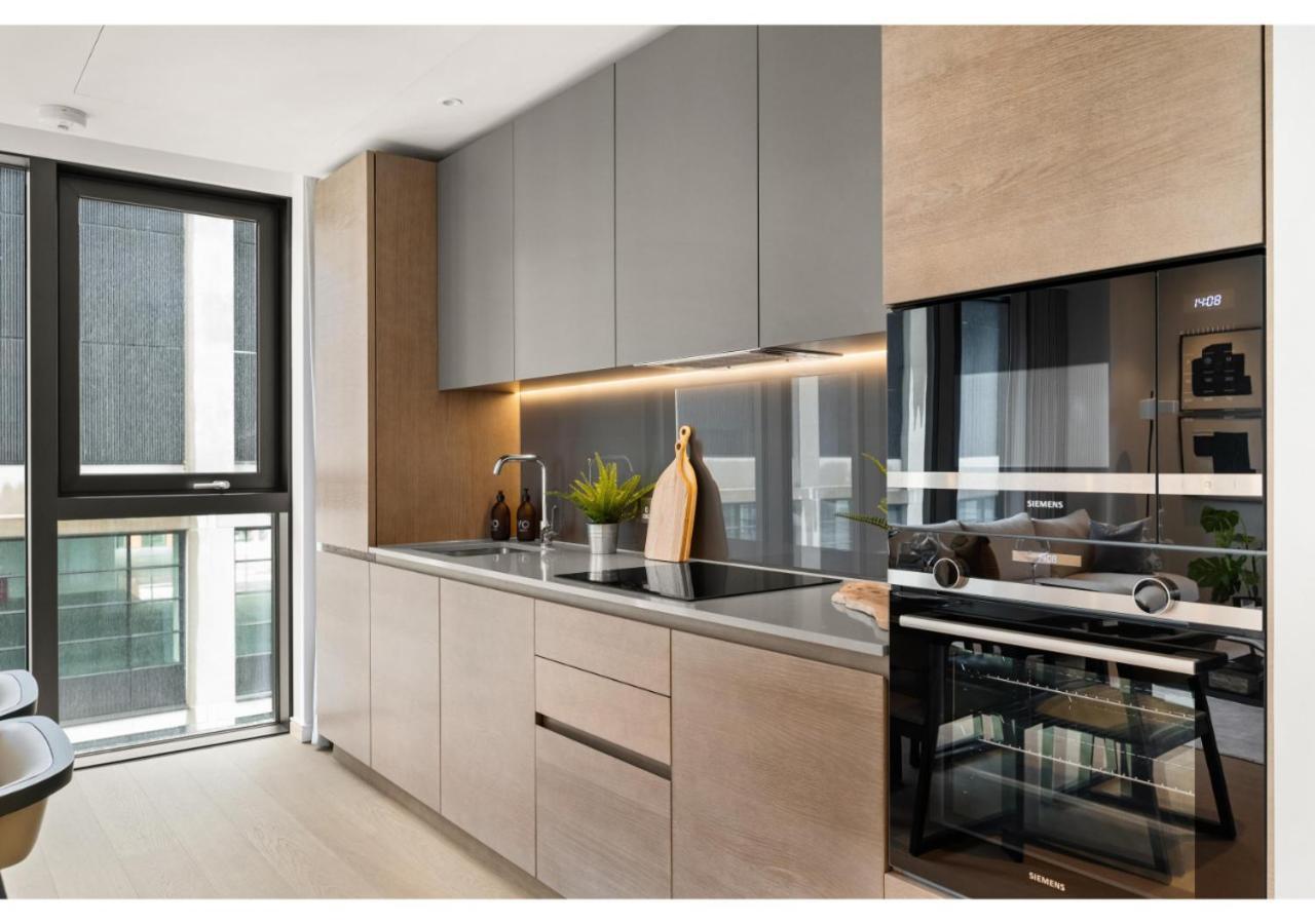 Elegant And Modern Apartments In Canary Wharf Right Next To Thames Londres Exterior foto