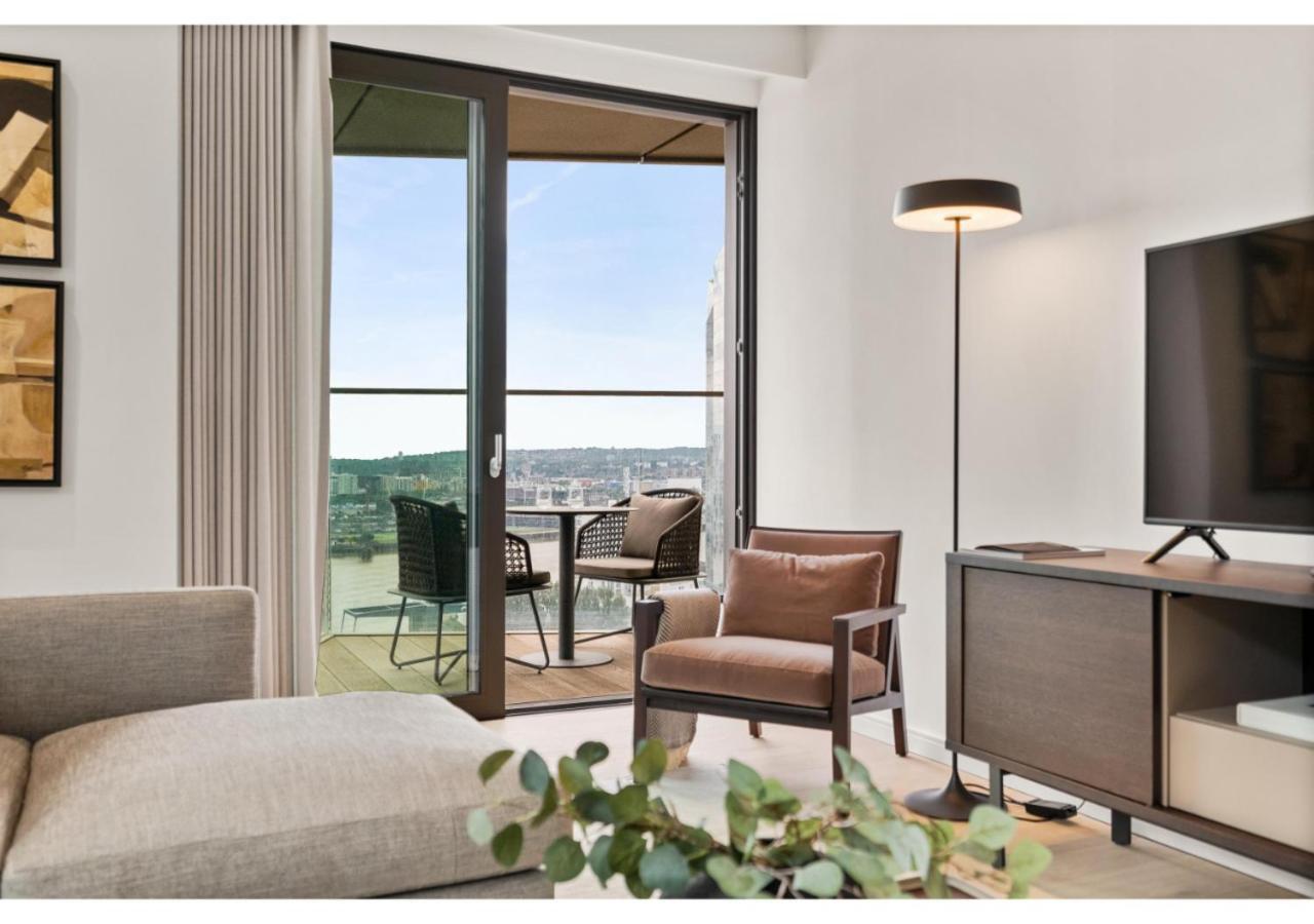 Elegant And Modern Apartments In Canary Wharf Right Next To Thames Londres Exterior foto
