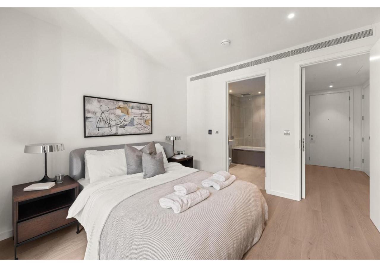 Elegant And Modern Apartments In Canary Wharf Right Next To Thames Londres Exterior foto