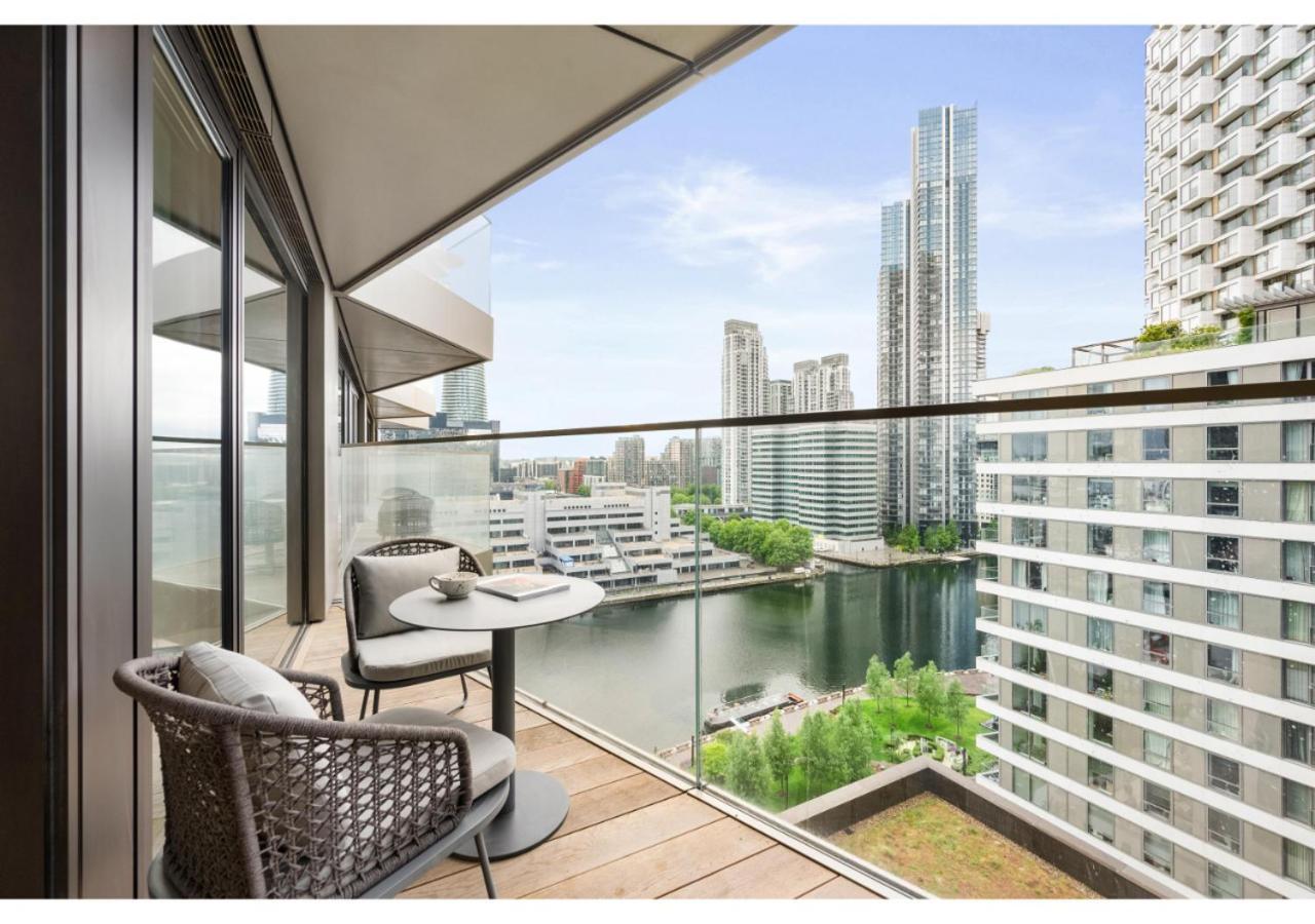 Elegant And Modern Apartments In Canary Wharf Right Next To Thames Londres Exterior foto