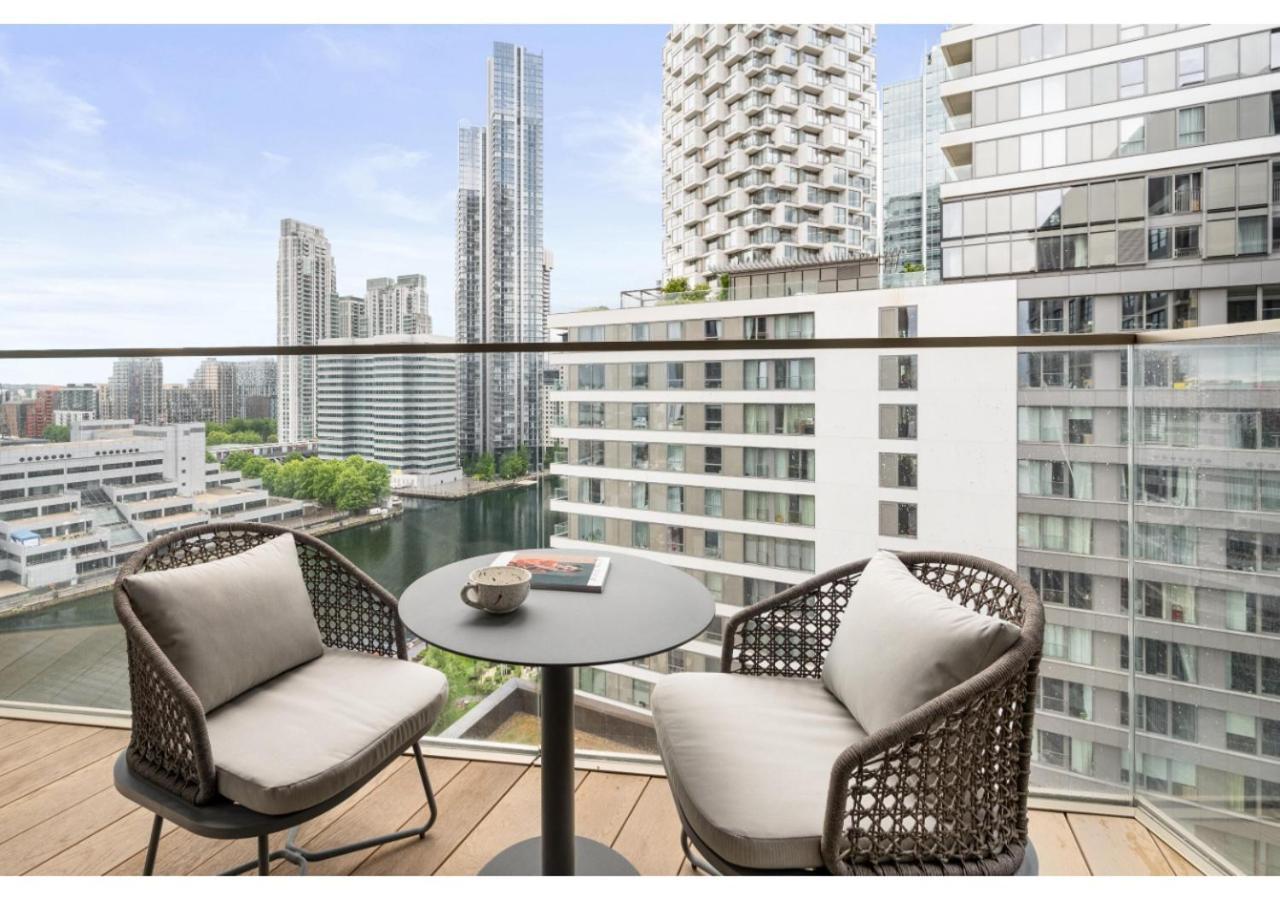 Elegant And Modern Apartments In Canary Wharf Right Next To Thames Londres Exterior foto