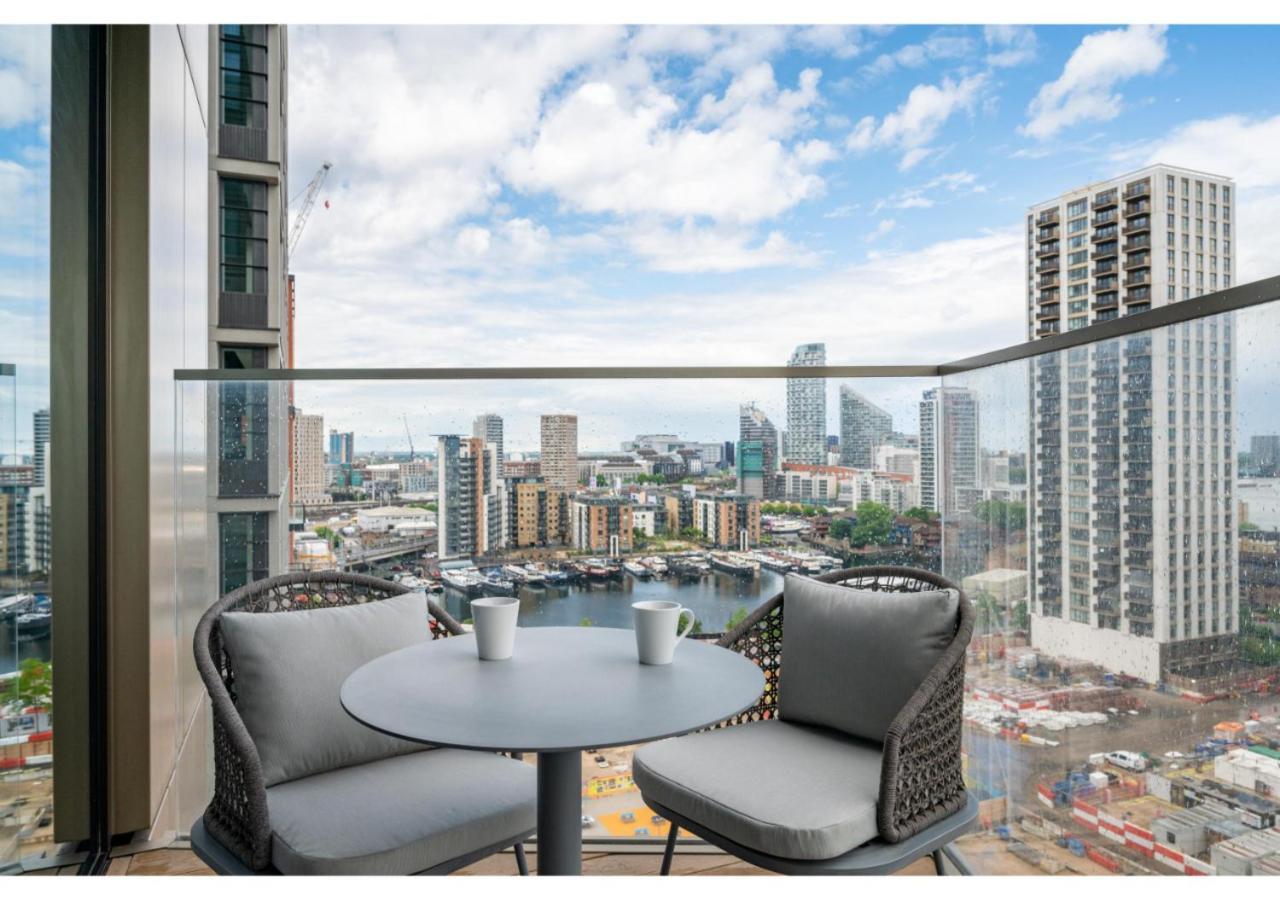 Elegant And Modern Apartments In Canary Wharf Right Next To Thames Londres Exterior foto