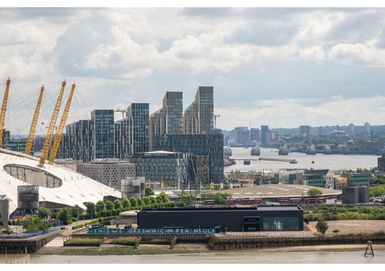 Elegant And Modern Apartments In Canary Wharf Right Next To Thames Londres Exterior foto