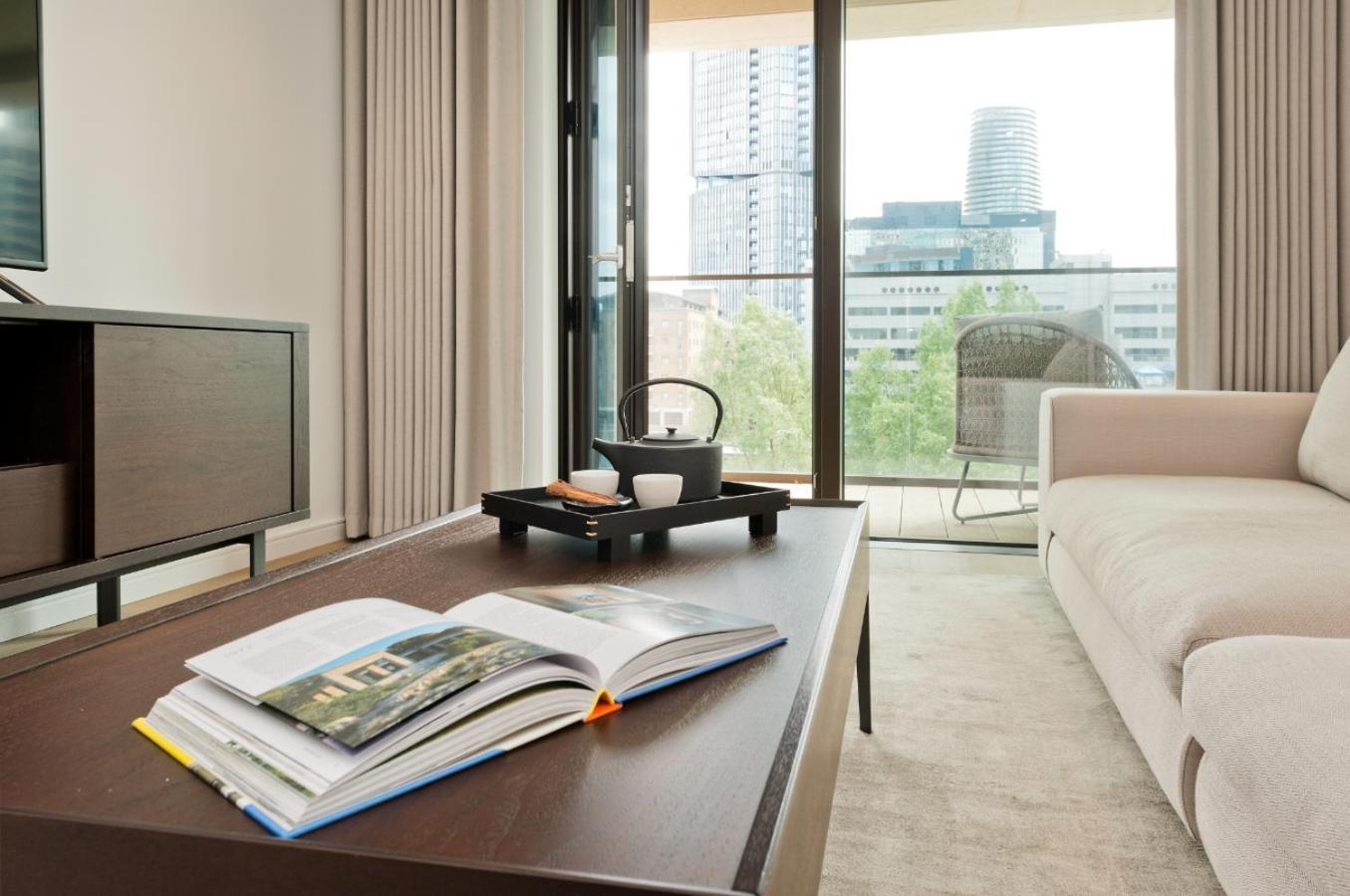 Elegant And Modern Apartments In Canary Wharf Right Next To Thames Londres Exterior foto