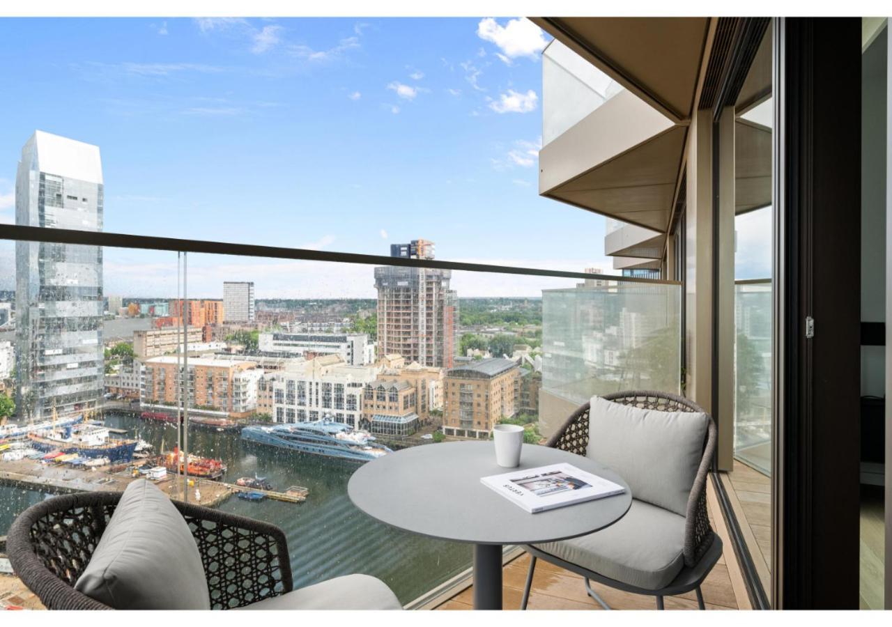 Elegant And Modern Apartments In Canary Wharf Right Next To Thames Londres Exterior foto