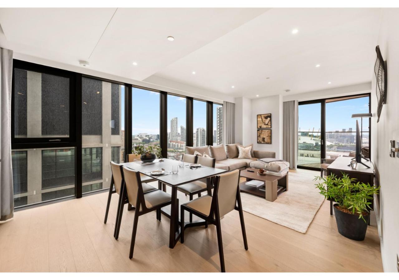Elegant And Modern Apartments In Canary Wharf Right Next To Thames Londres Exterior foto