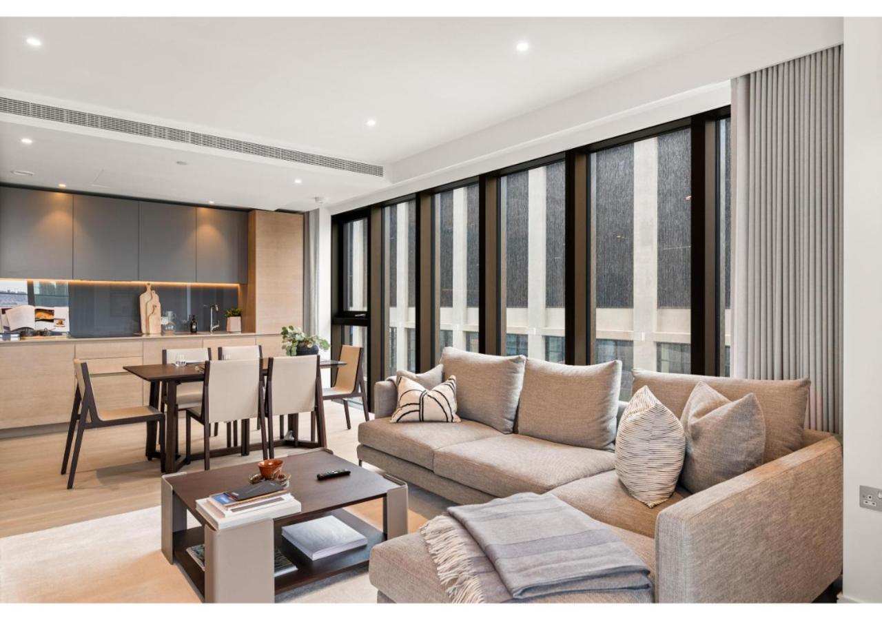 Elegant And Modern Apartments In Canary Wharf Right Next To Thames Londres Exterior foto