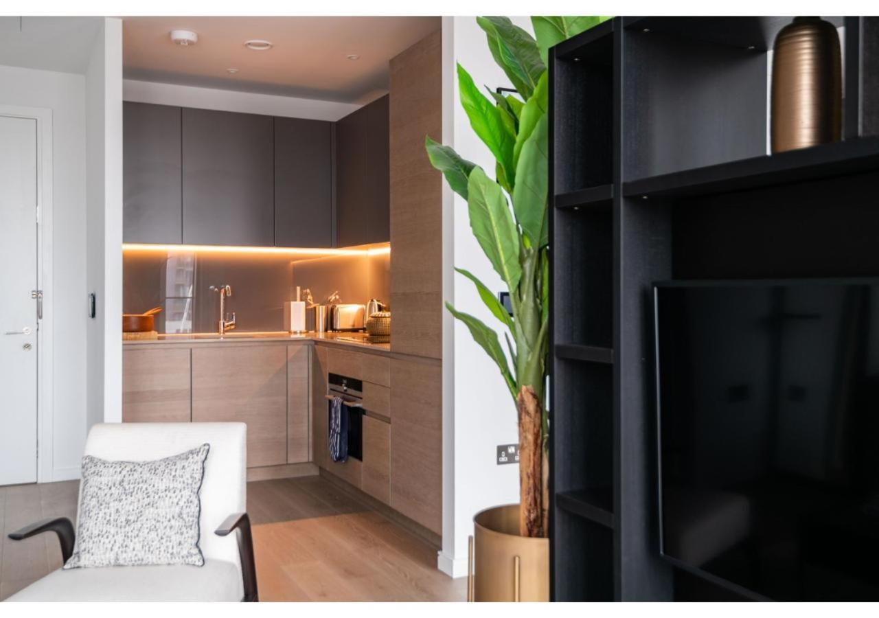 Elegant And Modern Apartments In Canary Wharf Right Next To Thames Londres Exterior foto