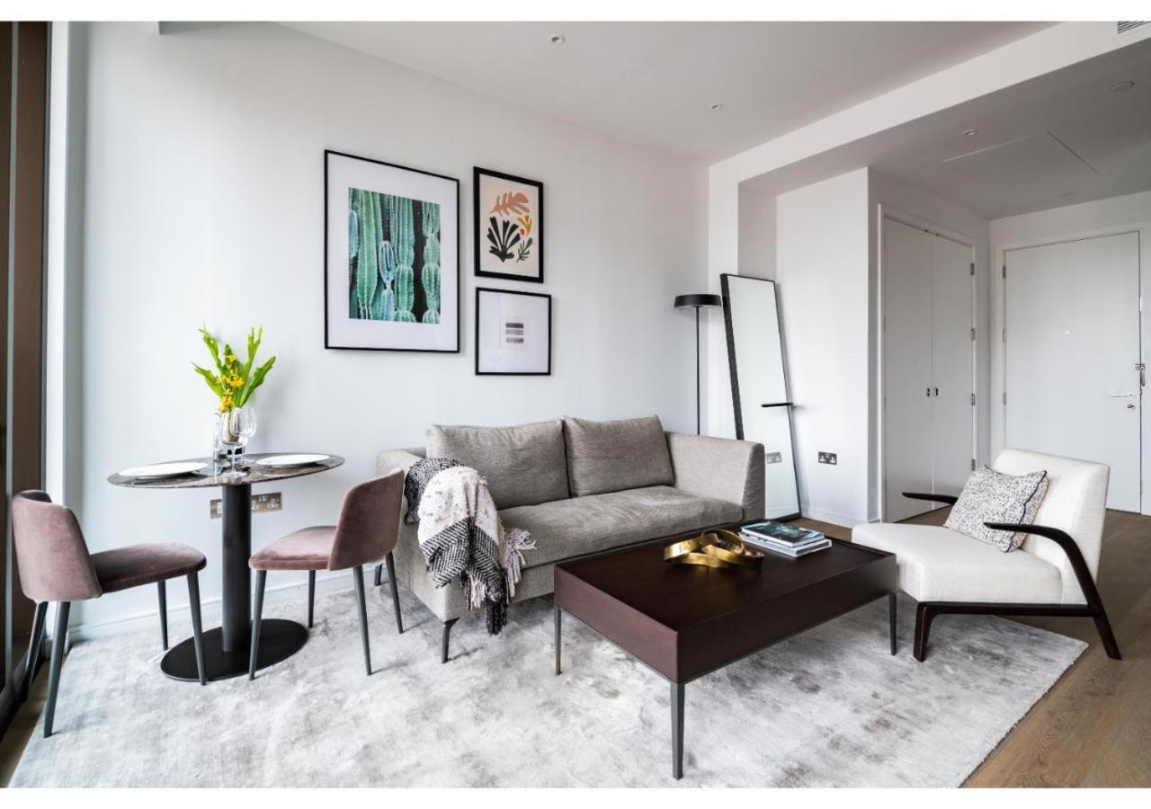 Elegant And Modern Apartments In Canary Wharf Right Next To Thames Londres Exterior foto