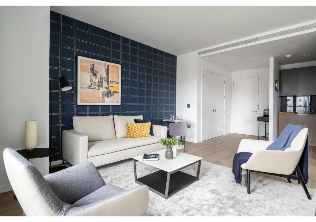 Elegant And Modern Apartments In Canary Wharf Right Next To Thames Londres Exterior foto