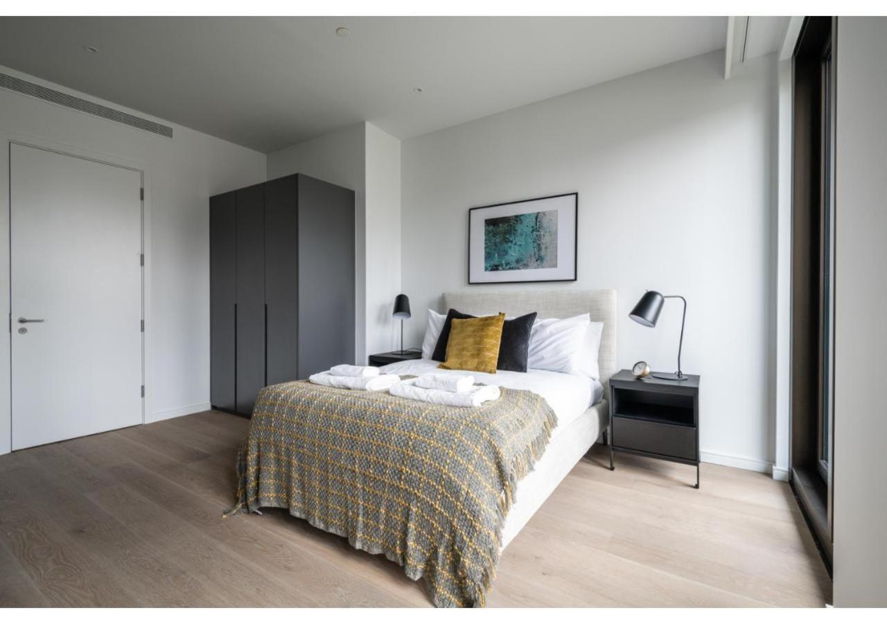 Elegant And Modern Apartments In Canary Wharf Right Next To Thames Londres Exterior foto