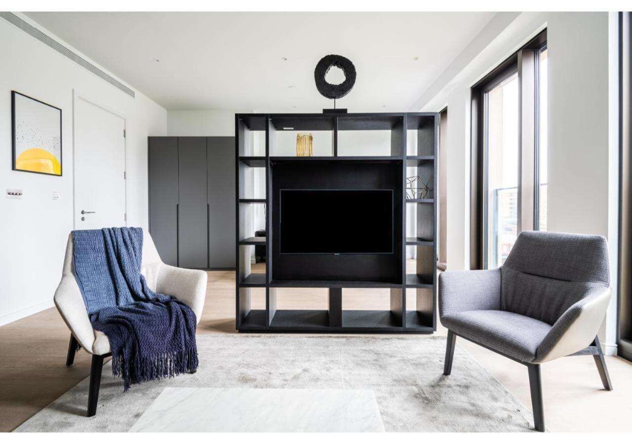 Elegant And Modern Apartments In Canary Wharf Right Next To Thames Londres Exterior foto