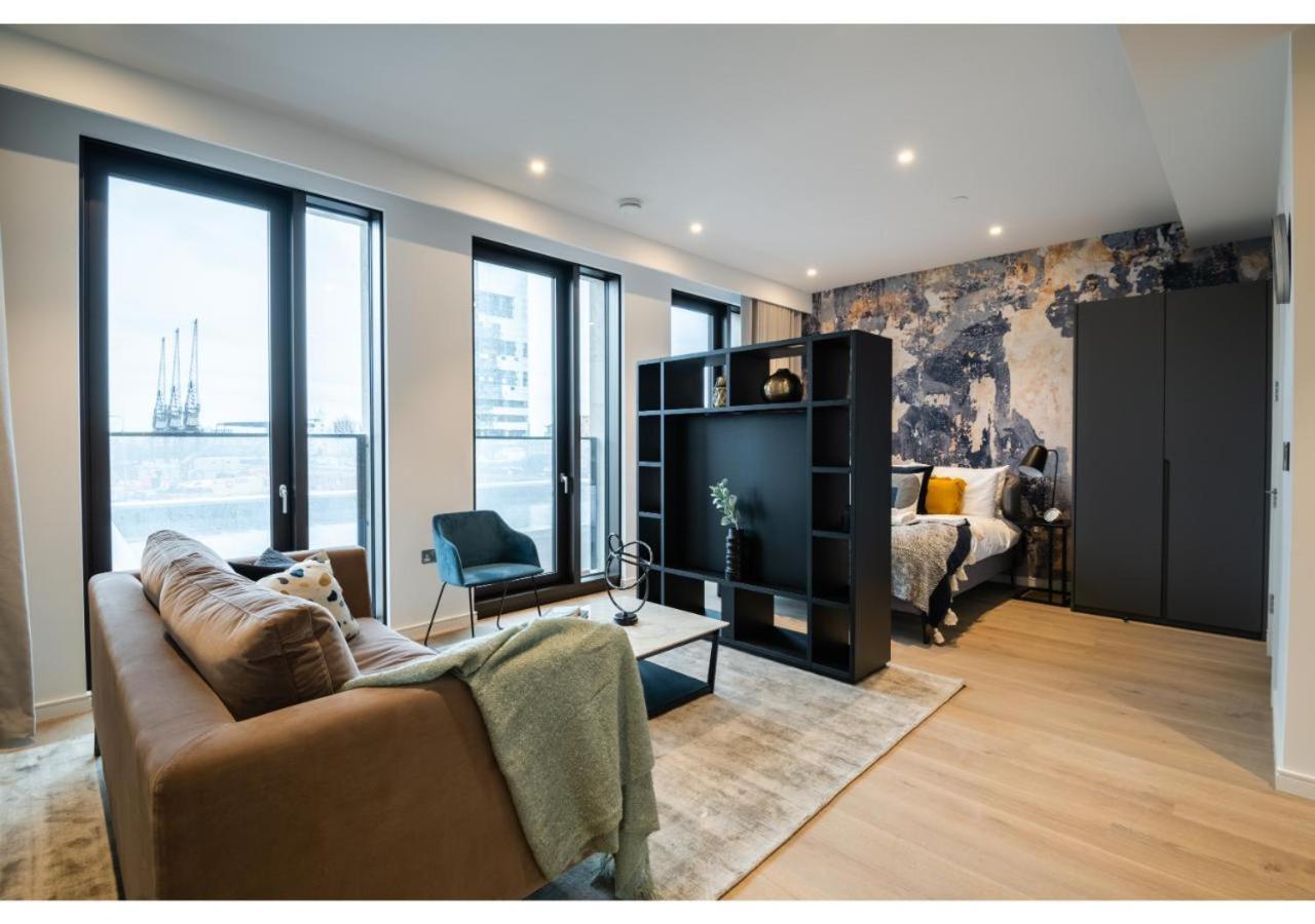 Elegant And Modern Apartments In Canary Wharf Right Next To Thames Londres Exterior foto